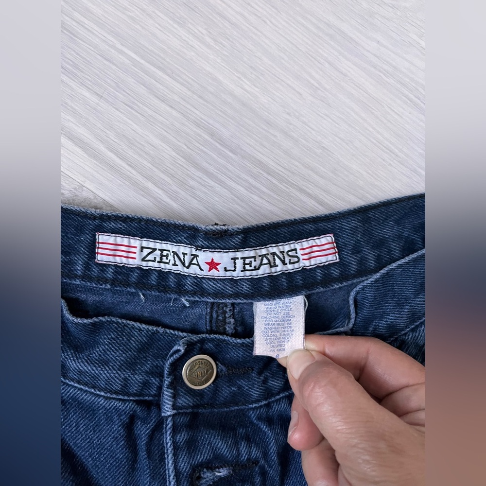 ZENA Women's Blue Jeans - Picture 3 of 9